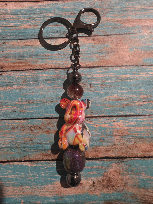 Water Color Bear Keychain