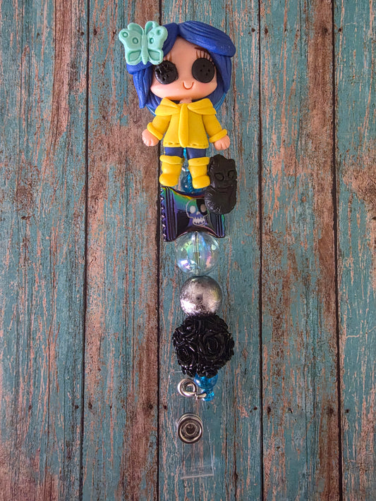 Coraline Inspired Badgereel