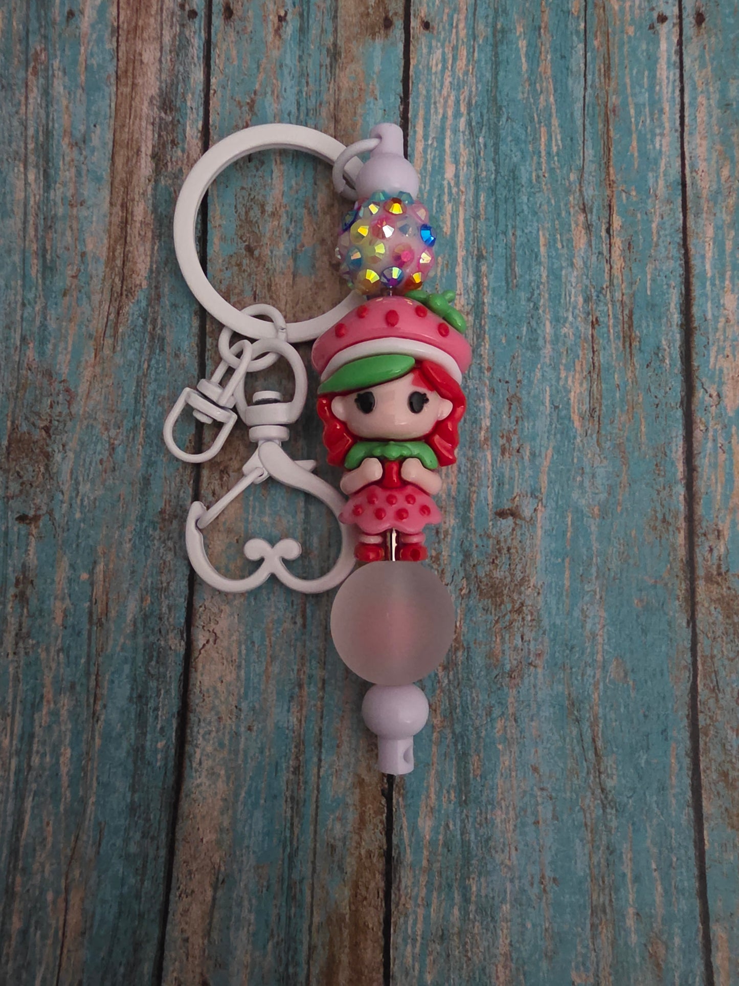 Strawberry shortcake keychain